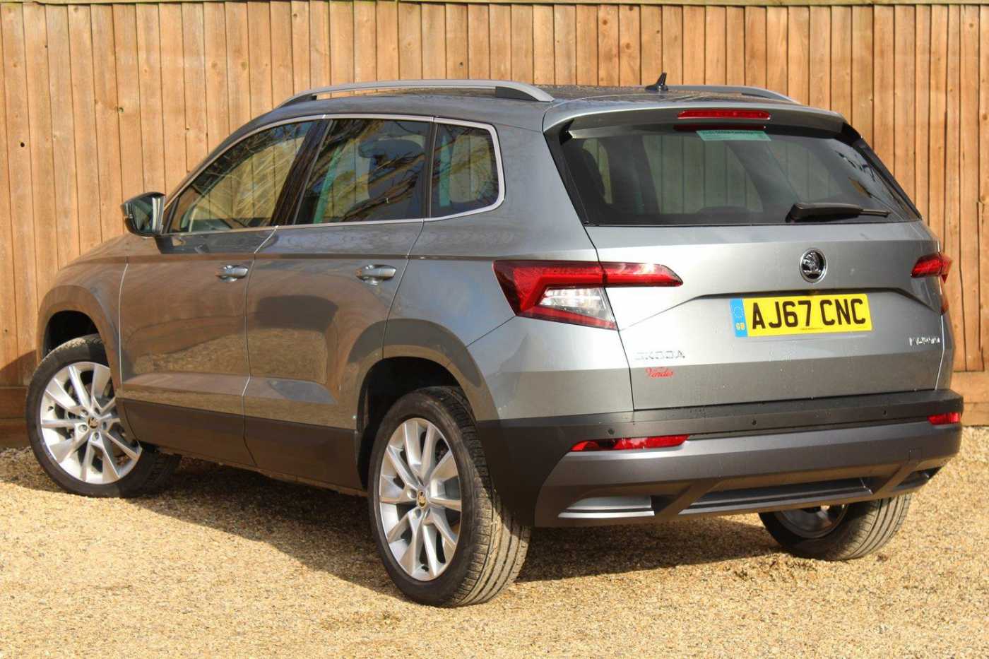 Find A Used Grey ŠKODA Karoq SUV 1 0 TSI 115ps SE L DSG in Cambridge