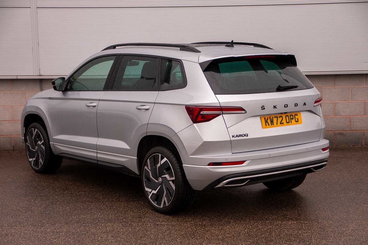 Find A Used Silver ŠKODA Karoq SUV 1.5 TSI (150ps) SportLine ACT DSG in ...