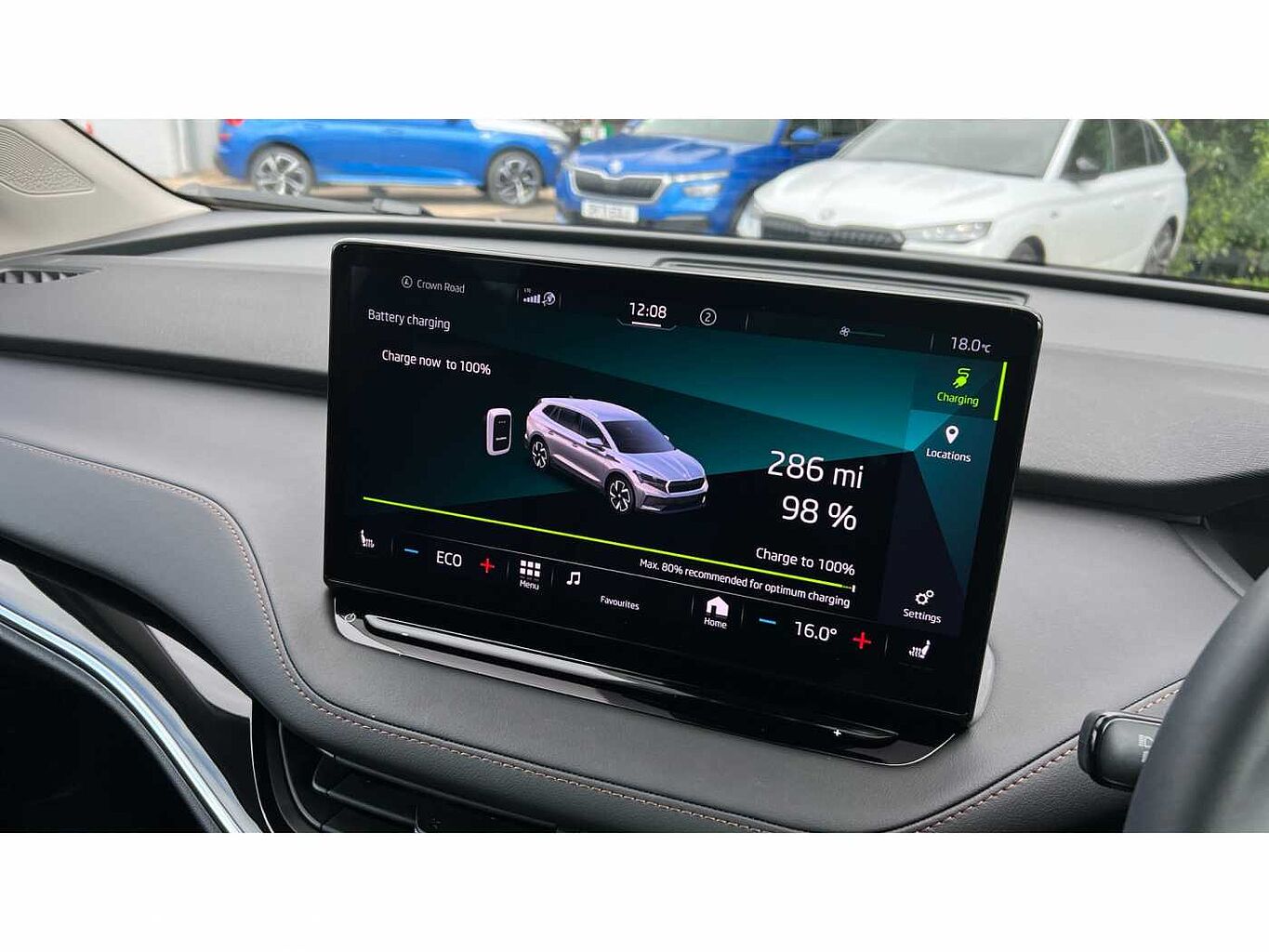 SKODA ENYAQ 150kW 80 ecoSuite 82kWh 5dr Auto [125kW]
