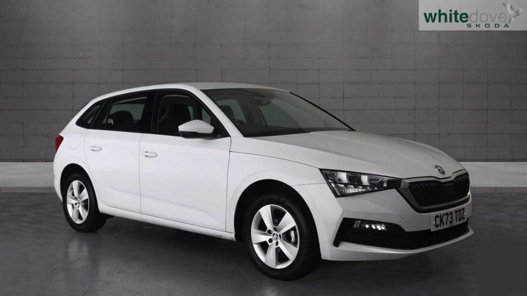 Find A Used White ŠKODA Scala 5-Dr 1.0 TSI (95ps) SE in Milton 