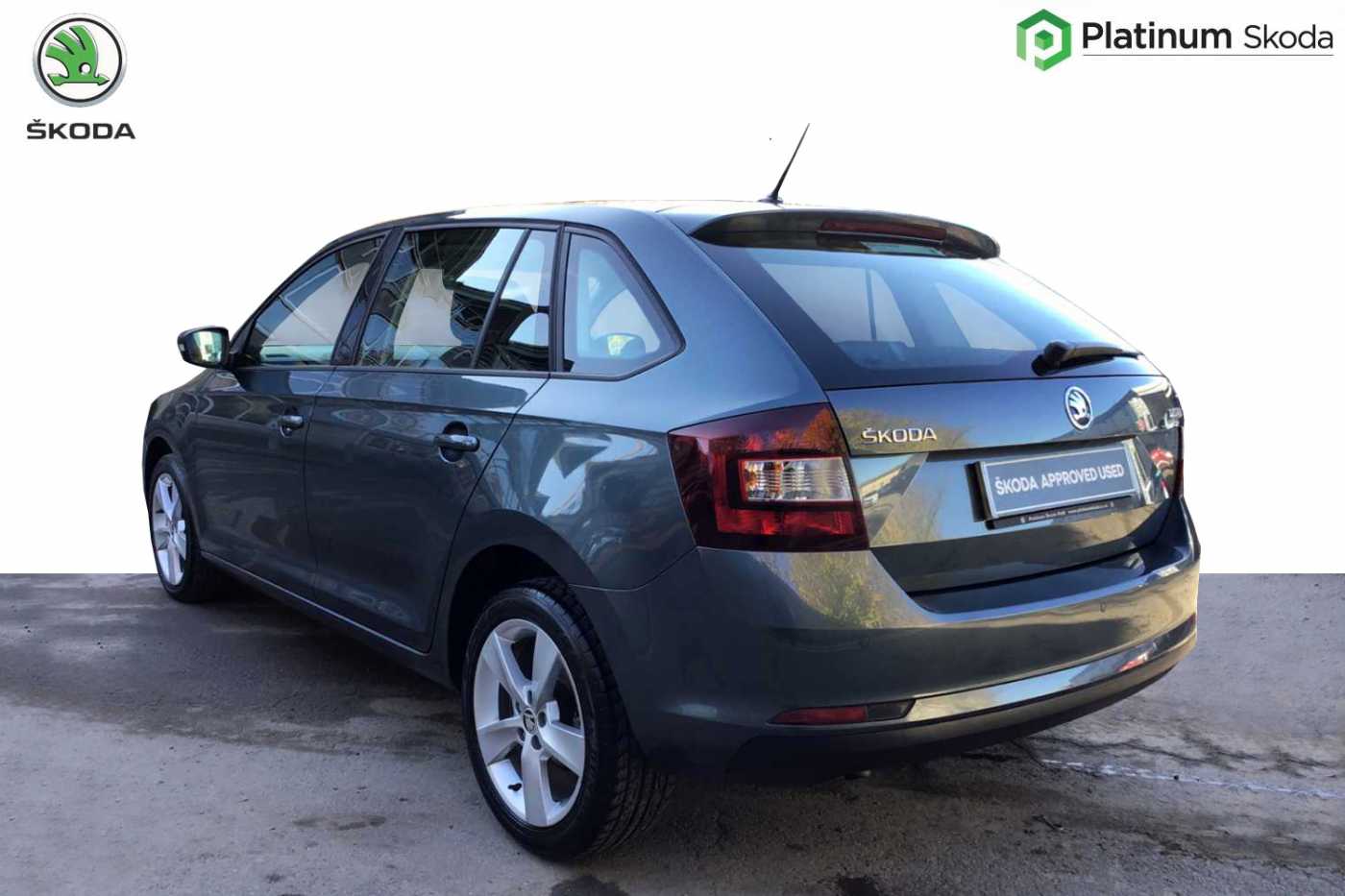 Skoda rapid gray