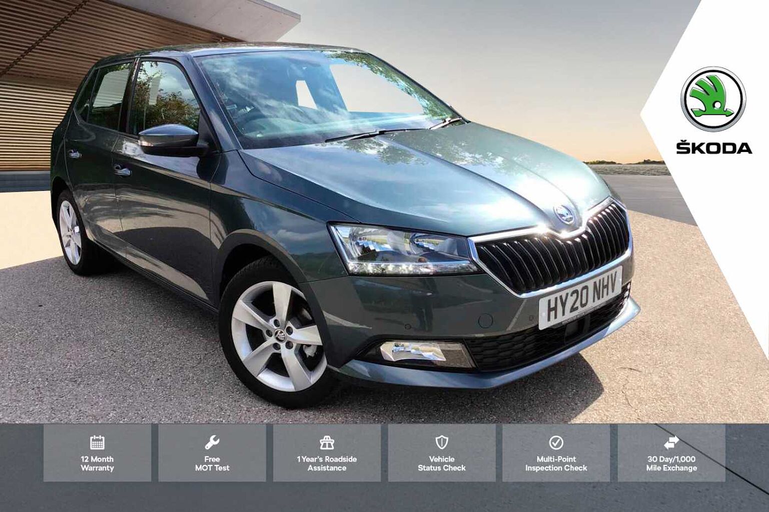 Find A Used Grey Skoda Fabia 1 0 Tsi Se L 95ps S S 5 Dr Hatchback In Winchester Skoda Uk