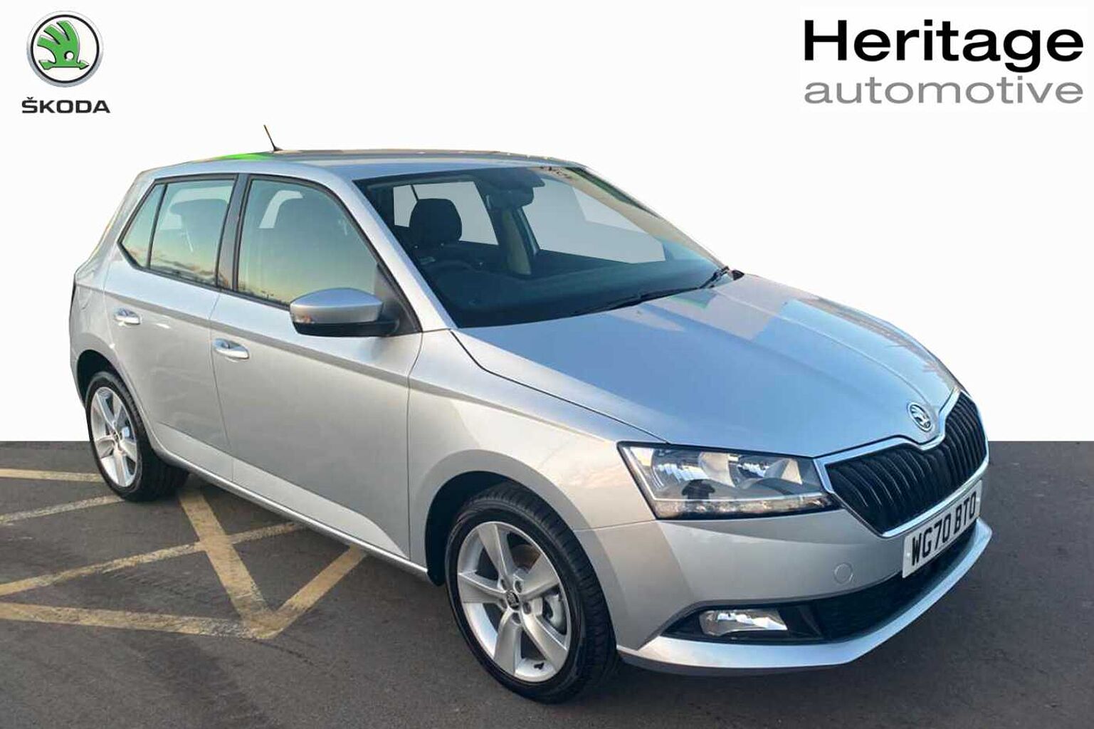 Find A Used Silver Skoda Fabia 1 0 Tsi Se L 95ps S S 5 Dr Hatchback In Yeovil Skoda Uk