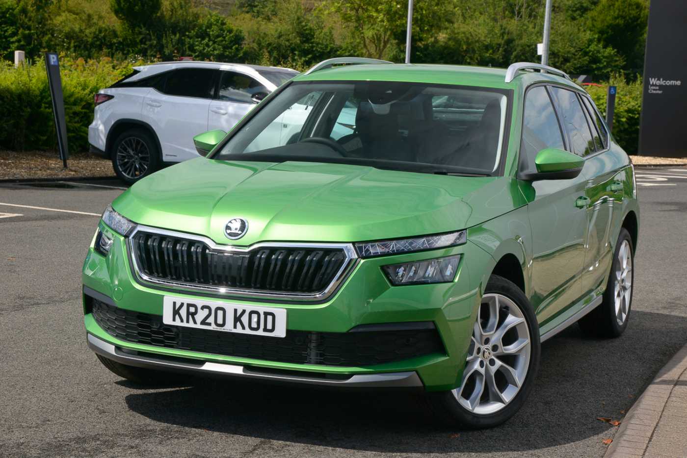 Drive green skoda