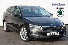 Find A Used Black ŠKODA Octavia Estate 1.5 TSI E-TEC (150ps) SE L ACT ...