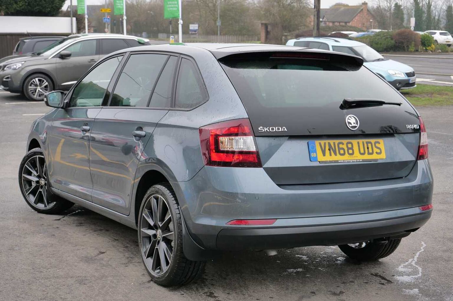 Skoda rapid gray