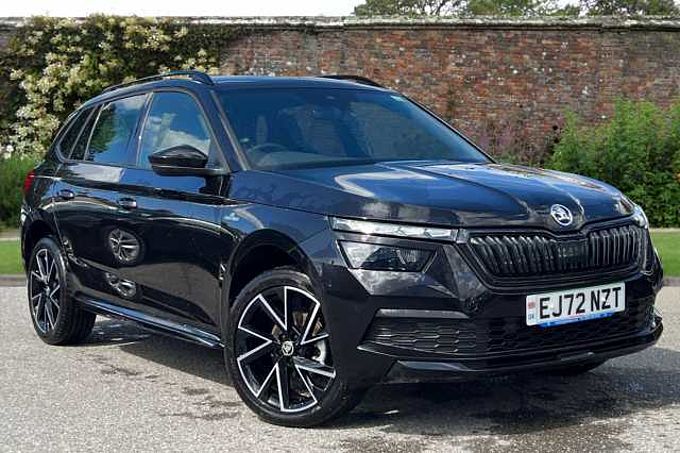 Find A Used Black ŠKODA Kamiq 1.5 TSI (150ps) Monte Carlo SUV in Milton  Keynes : ŠKODA UK