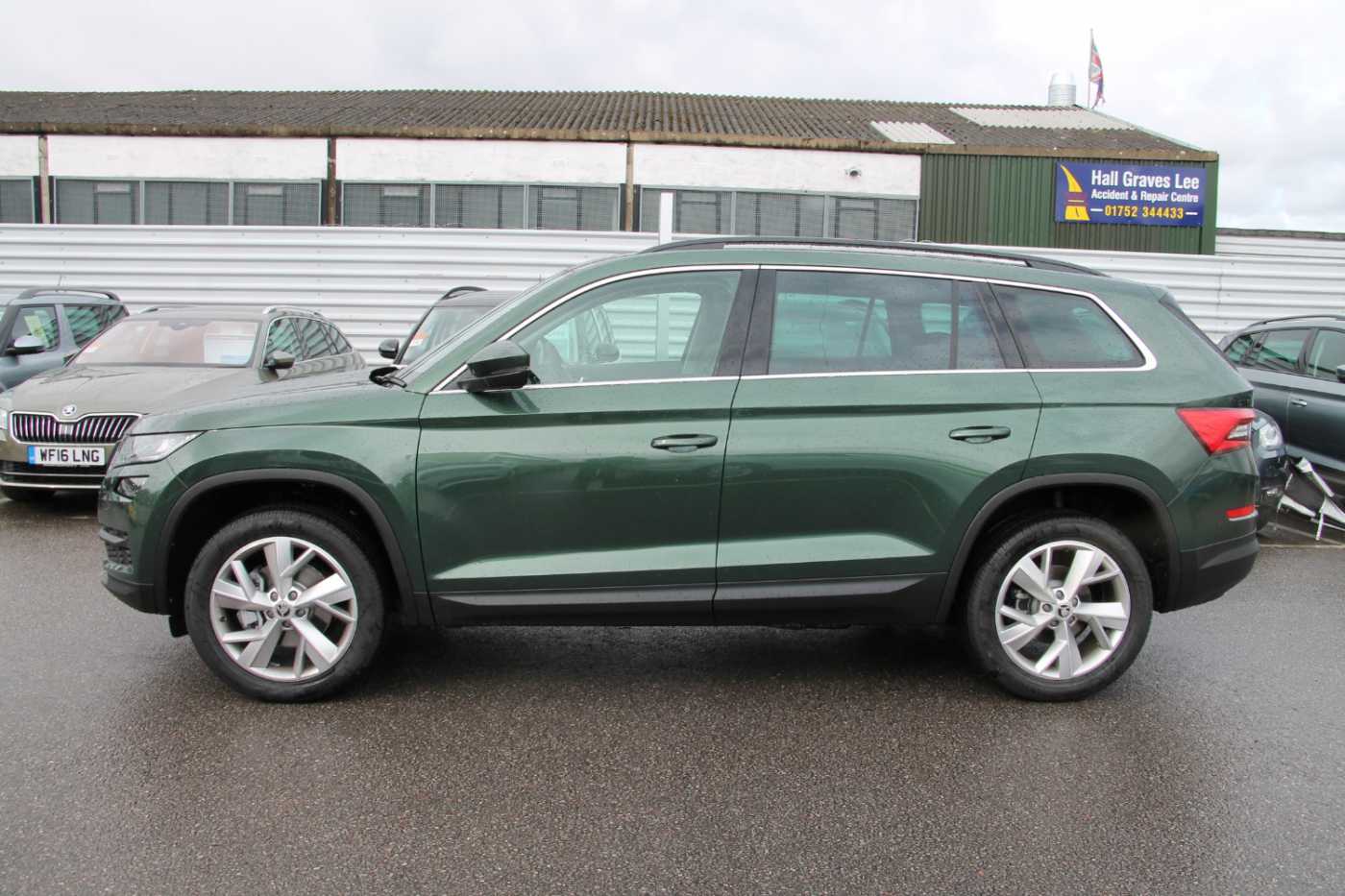 Skoda kodiaq green