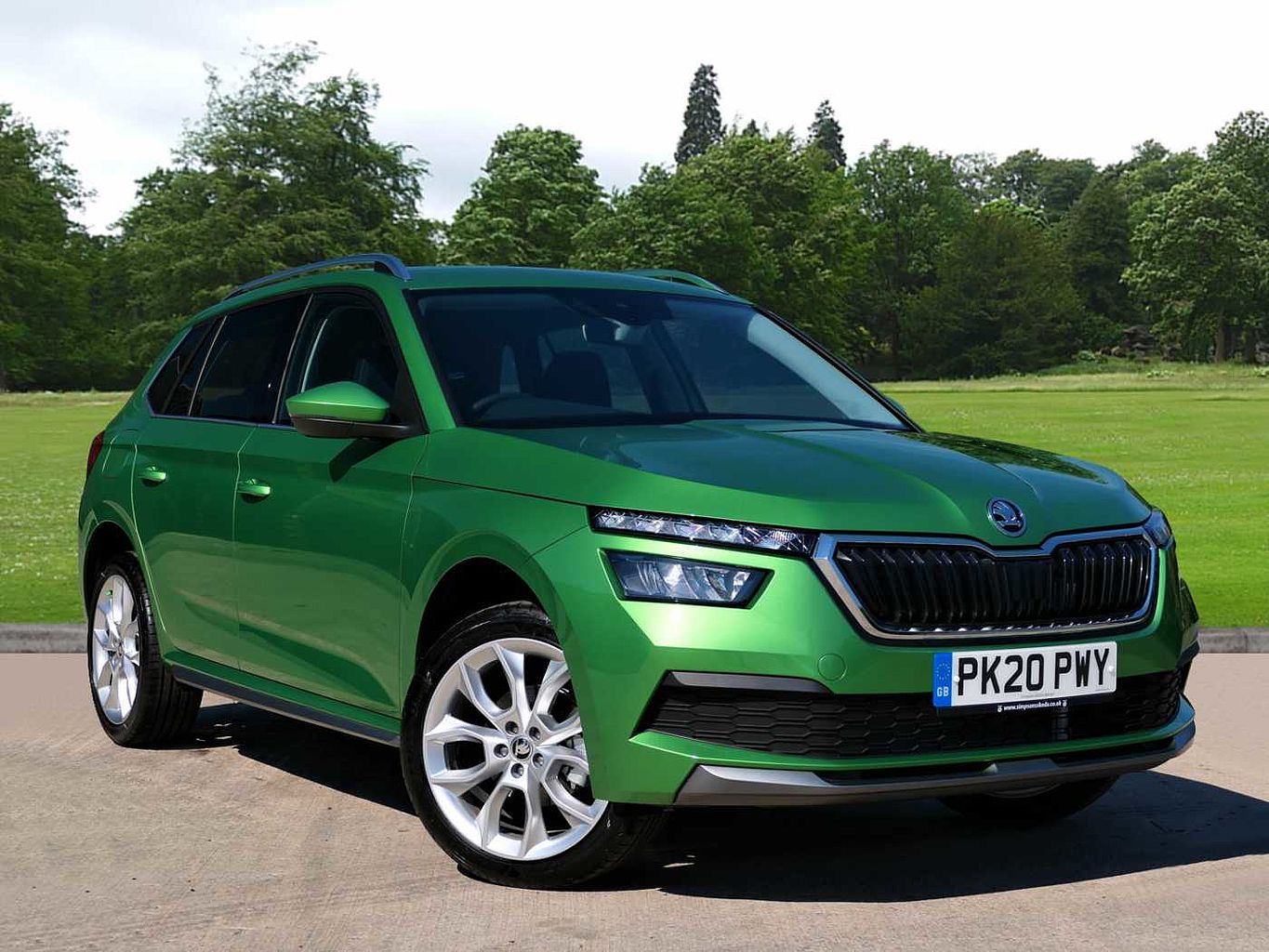 Skoda kodiaq green